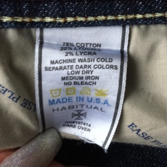 Habitual Glory Pocket Skinny Jeans in Deep End 25 - Picture 7 of 8